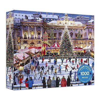 Winter Skating 1000 Piece Holiday Puzzle