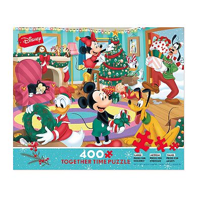 Together Time Puzzle Mickey & Friends Holiday Fun Puzzle