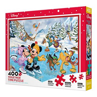Together Time Puzzle Mickey & Minnie Skating Puzzle