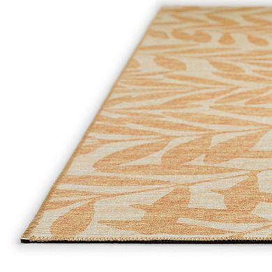 Addison Indoor Outdoor Yuma Tropical Leaves Rug