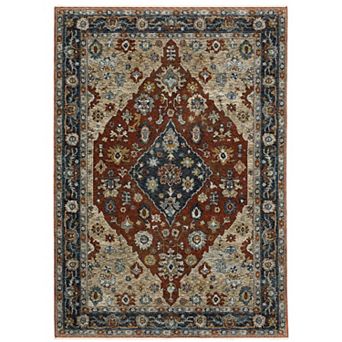 StyleHaven Amelie Vintage Medallion Area Rug