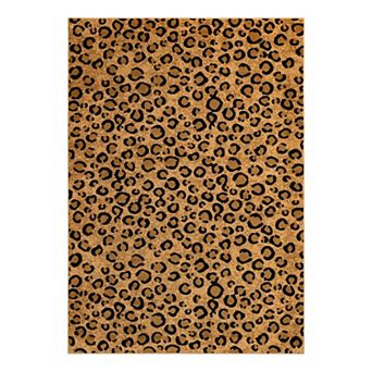 Unique Loom Leopard Wildlife Rug