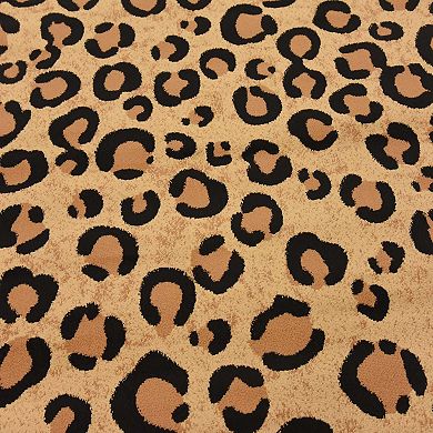 Unique Loom Leopard Wildlife Rug