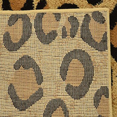 Unique Loom Leopard Wildlife Rug