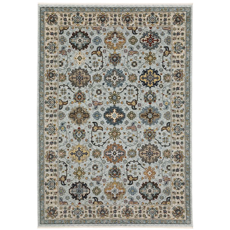 StyleHaven Amelie Traditional Medallions Area Rug, Blue, 10X13 Ft