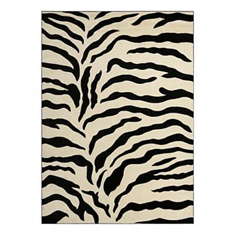 Unique Loom Zebra Wildlife Rug