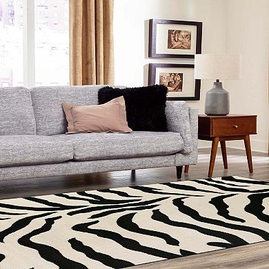 Unique Loom Zebra Wildlife Rug