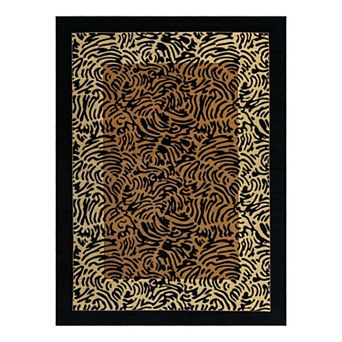 Unique Loom Big Cat Wildlife Rug