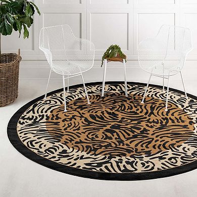 Unique Loom Big Cat Wildlife Rug