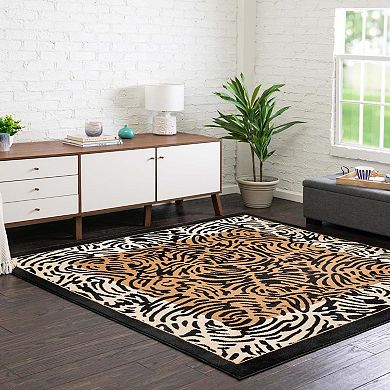 Unique Loom Big Cat Wildlife Rug