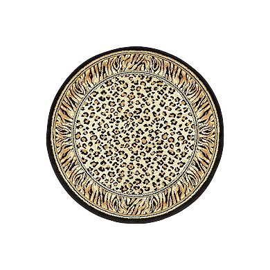 Unique Loom Cheetah Wildlife Rug