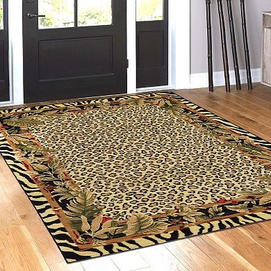 Unique Loom Jungle Wildlife Rug