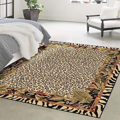 Unique Loom Jungle Wildlife Rug