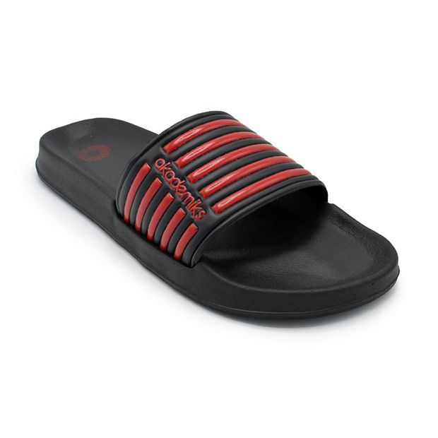 Akademiks mens sale flip flops