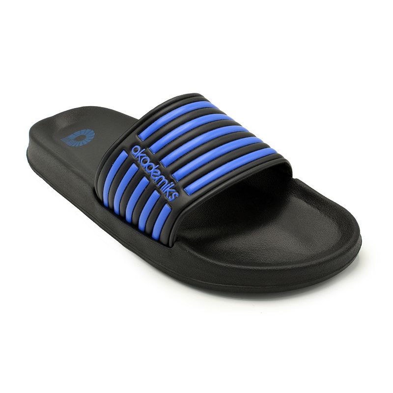 19531460 Akademiks Flip 1.0 Mens Slide Sandals, Size: 9, Bl sku 19531460