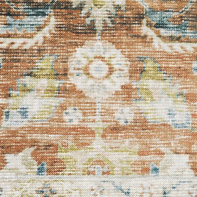 StyleHaven Clarissa Washable Bordered Ornate Area Rug