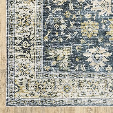 StyleHaven Clarissa Washable Vintage Ornate Area Rug