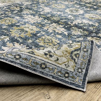 StyleHaven Clarissa Washable Vintage Ornate Area Rug