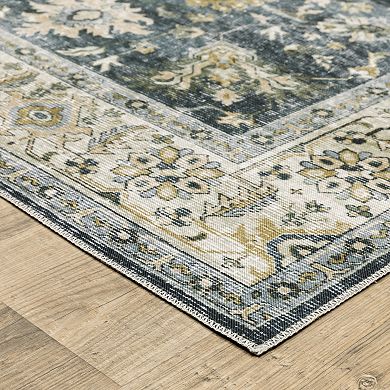 StyleHaven Clarissa Washable Vintage Ornate Area Rug