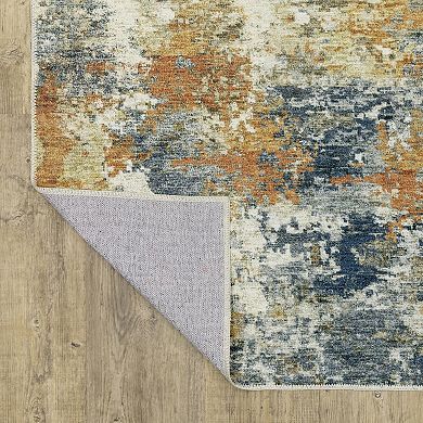 StyleHaven Marissa Washable Contemporary Abstract Area Rug
