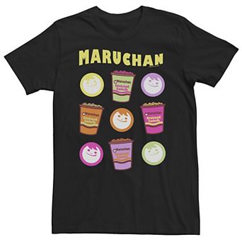 Big & Tall Maruchan Neon Logo And Cup Icon Tee