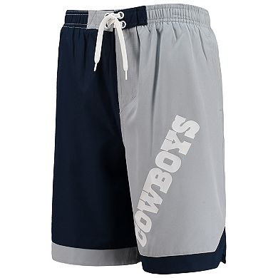 Youth Navy/Silver Dallas Cowboys Conch Bay Board Shorts