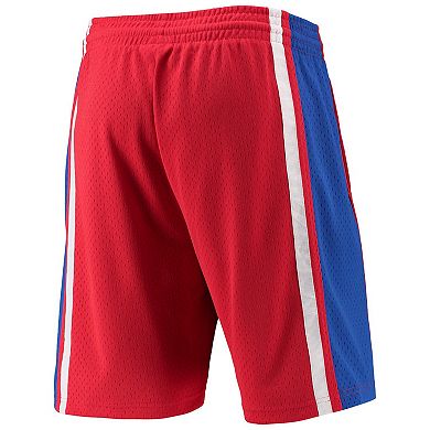 Men's Mitchell & Ness Red Philadelphia 76ers 1996-97 Hardwood Classics Swingman Shorts