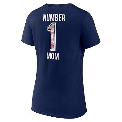 Women's Fanatics Branded Navy Dallas Cowboys Mother's Day Team V-Neck T-Shirt
