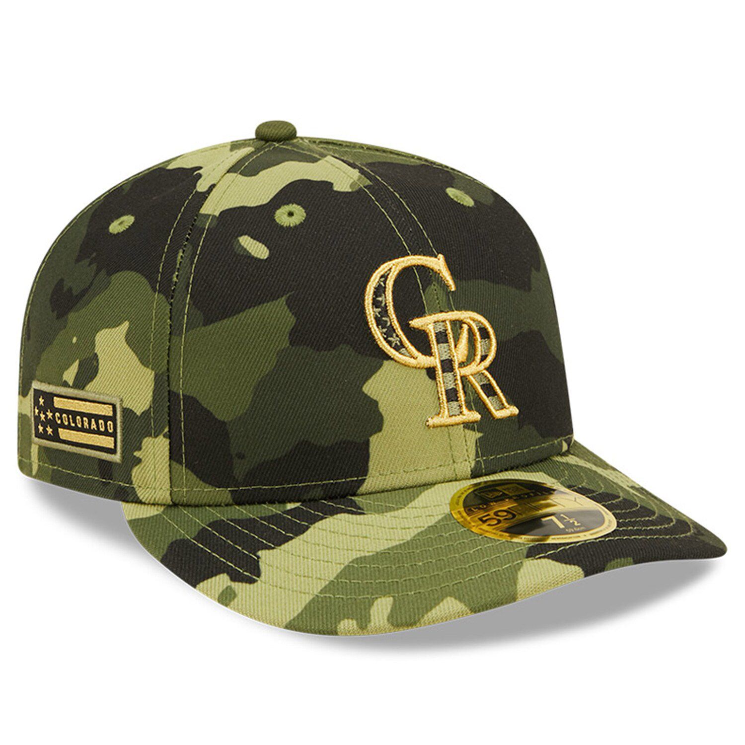 Men's Houston Astros New Era Camo 2022 Armed Forces Day On-Field 59FIFTY  Fitted Hat