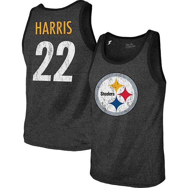 Men's Nike Najee Harris Black Pittsburgh Steelers Player Name & Number T-Shirt