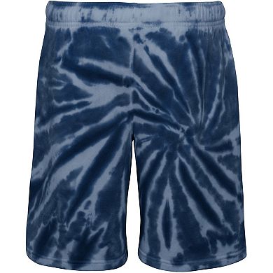 Youth Navy Dallas Mavericks Santa Monica Tie-Dye Shorts