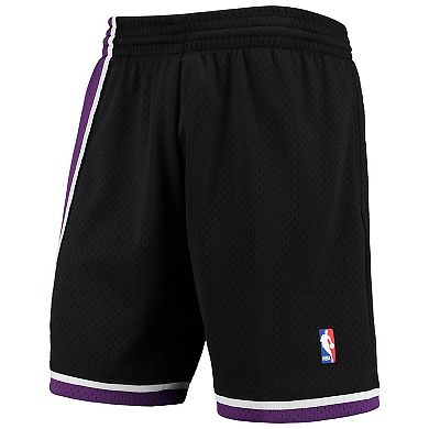 Men's Mitchell & Ness Black Sacramento Kings 2000-01 Hardwood Classics ...