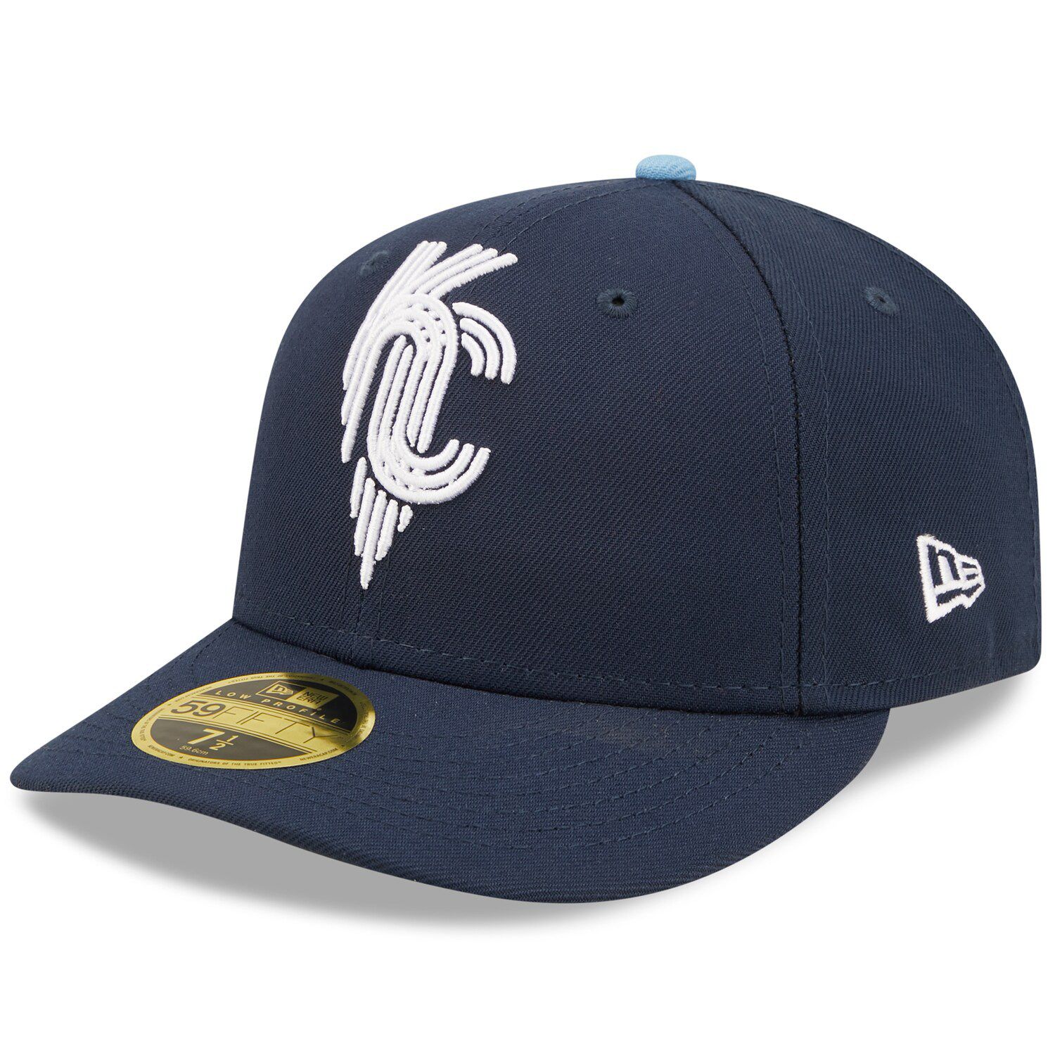 Men's Fanatics Branded Light Blue/Royal Kansas City Royals Iconic Multi  Patch Fitted Hat
