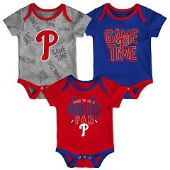 Outerstuff Infant Powder Blue /White/Heather Gray Toronto Blue Jays Biggest Little Fan 3-Pack Bodysuit Set at Nordstrom, Size 24 M