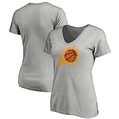 Nba Phoenix Suns Women's Short Sleeve Vintage Logo Tonal Crew T
