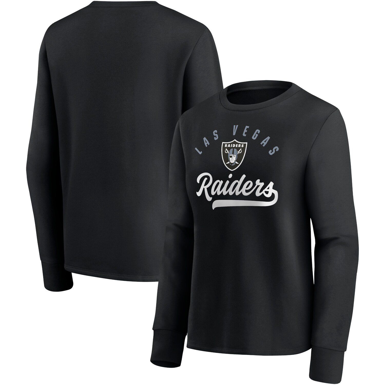 Las Vegas Raiders Neutral Colour Logo Crew Sweatshirt - Mens