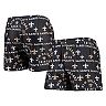Men's Concepts Sport Black New Orleans Saints Flagship Allover Print Knit Boxers
