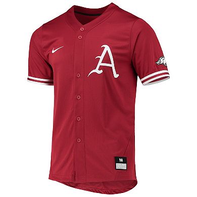 Men's Nike Cardinal Arkansas Razorbacks Replica Baseball Jersey