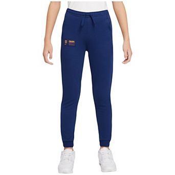 Youth Nike Blue Barcelona Travel Fleece Pants