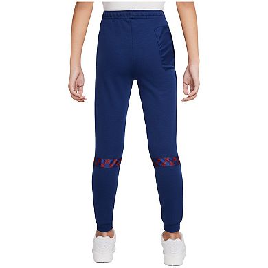 Youth Nike Blue Barcelona Travel Fleece Pants