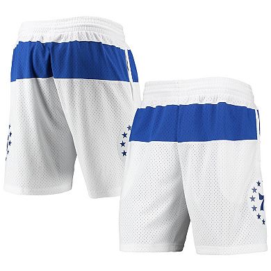 Men's Mitchell & Ness White Philadelphia 76ers 2003-04 Hardwood Classics Swingman Shorts