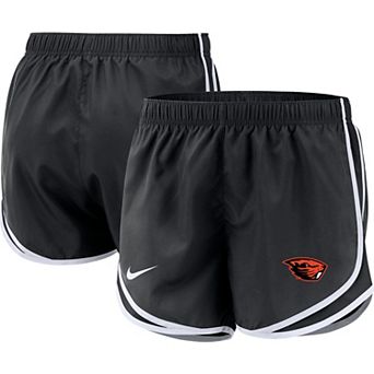 Women's Nike Black Oregon State Beavers Team Tempo Performance Shorts