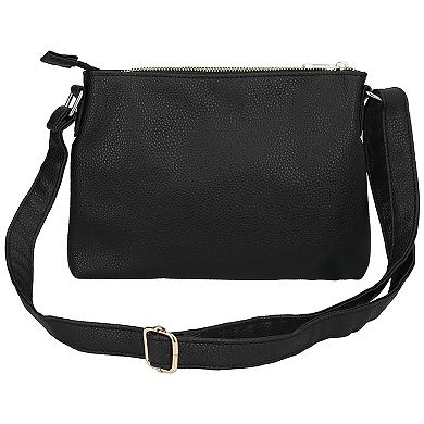 Women's FOCO Los Angeles Lakers Logo Script Crossbody Handbag