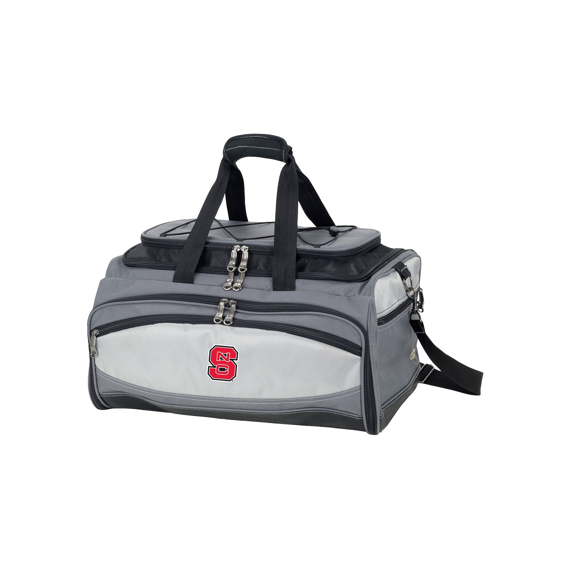 North Carolina State Wolfpack 6-pc. Charcoal Grill & Cooler Set, Grey