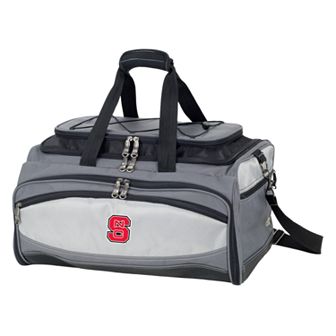 North Carolina State Wolfpack 6 pc Charcoal Grill & Cooler Set