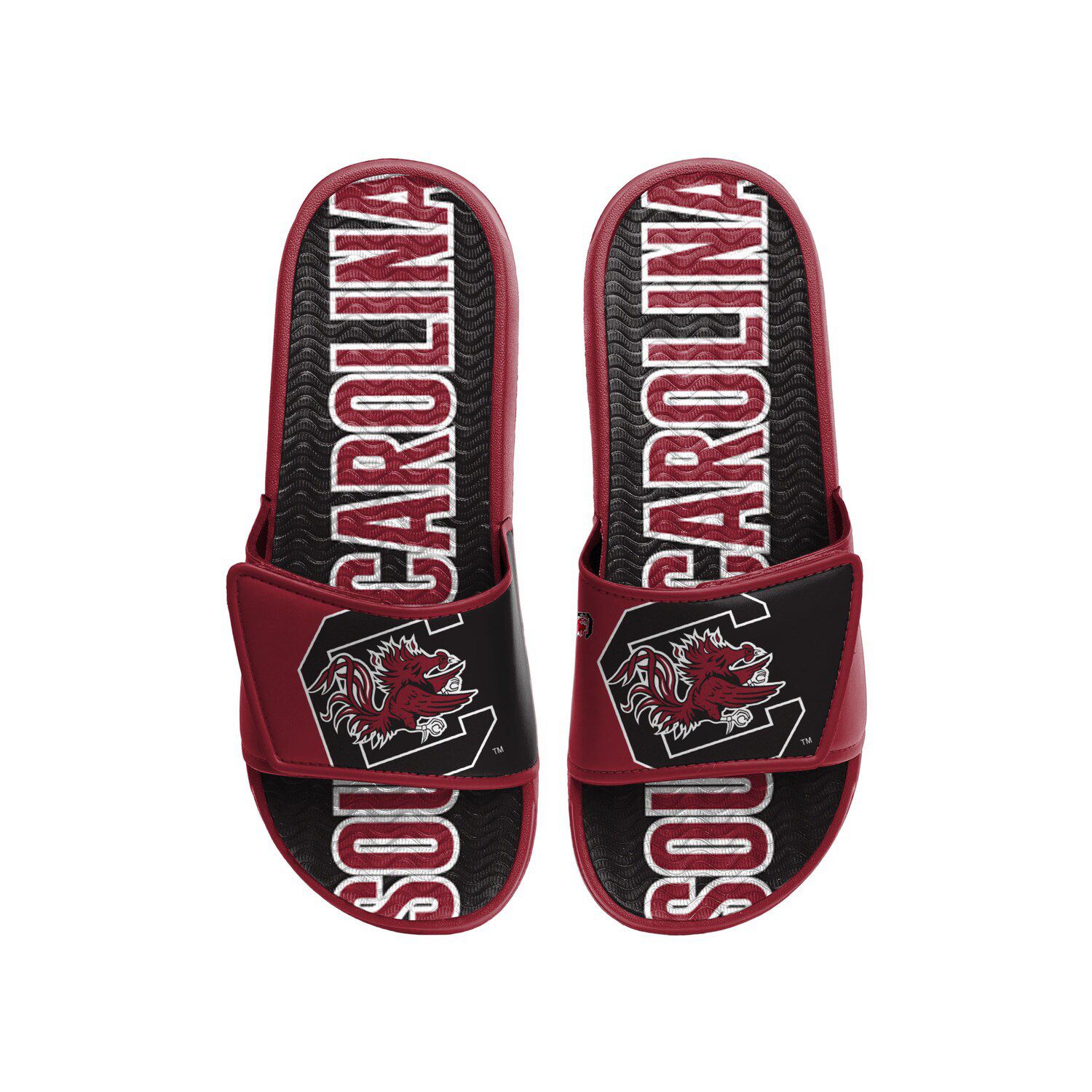 ISlides Official - Chicago Blackhawks Vintage Logo 3 / Red Slides - Sandals - Slippers
