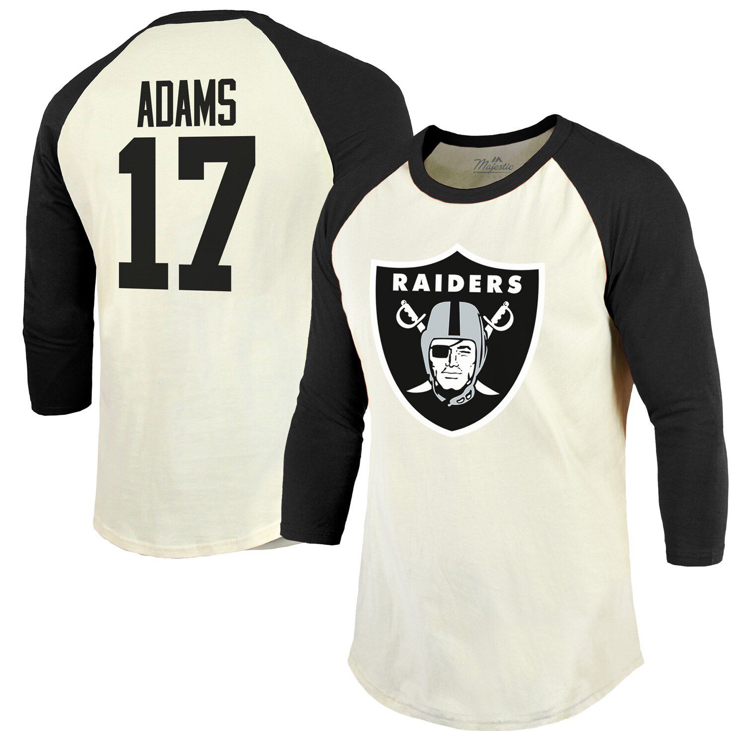 Men's Josh Jacobs Oatmeal Las Vegas Raiders Big & Tall Player Name & Number  Raglan T