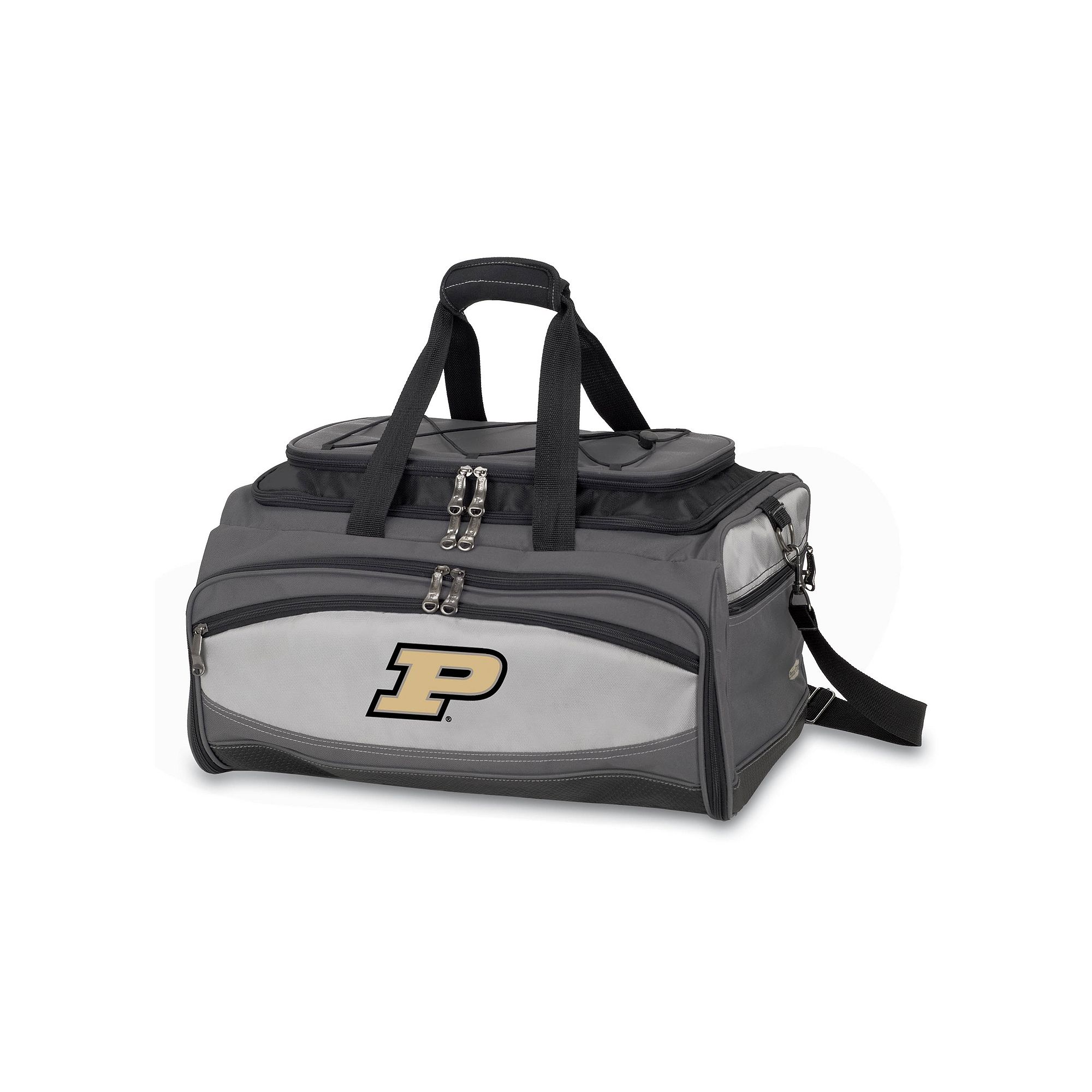 Purdue Boilermakers 6-pc. Charcoal Grill & Cooler Set, Grey