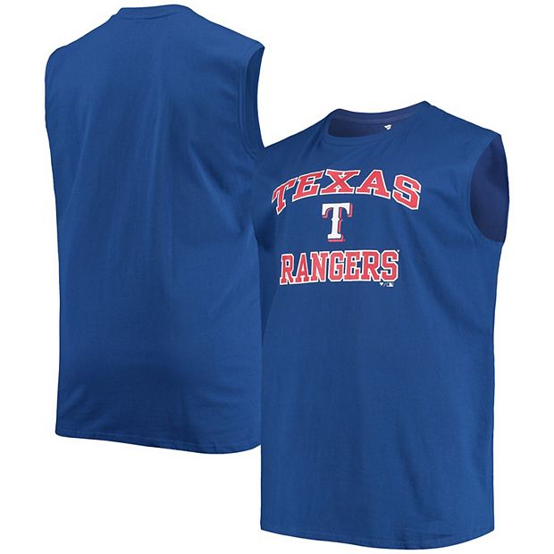 Men's Royal Texas Rangers Big & Tall Jersey Muscle Tank Top