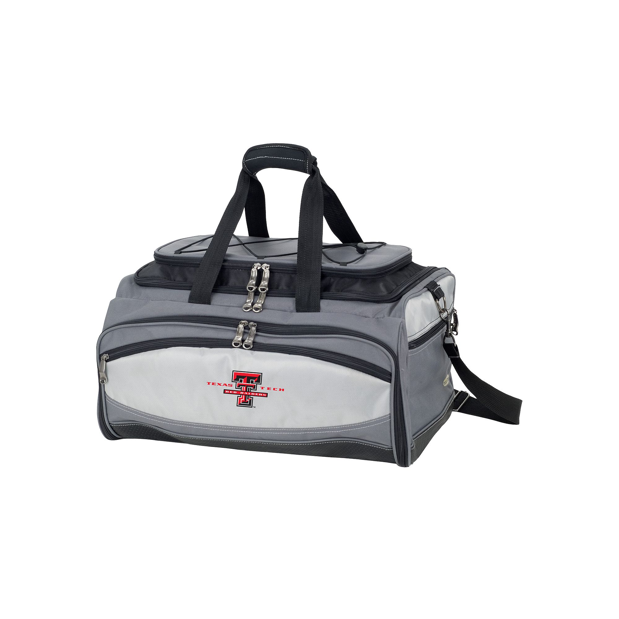 Texas Tech Red Raiders 6-pc. Charcoal Grill & Cooler Set, Grey
